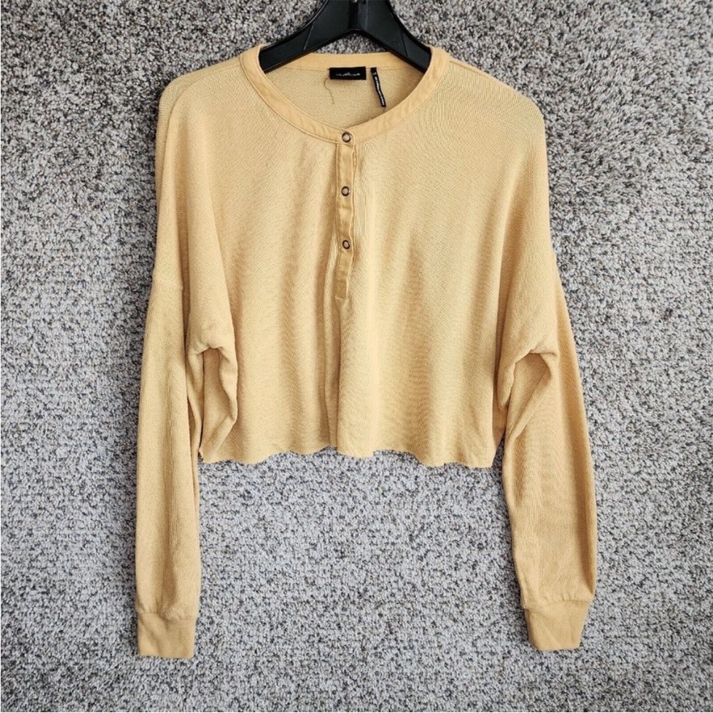 Out From Under Urban Outfitters Cardigan Womens Large Cropped Button Up Casual